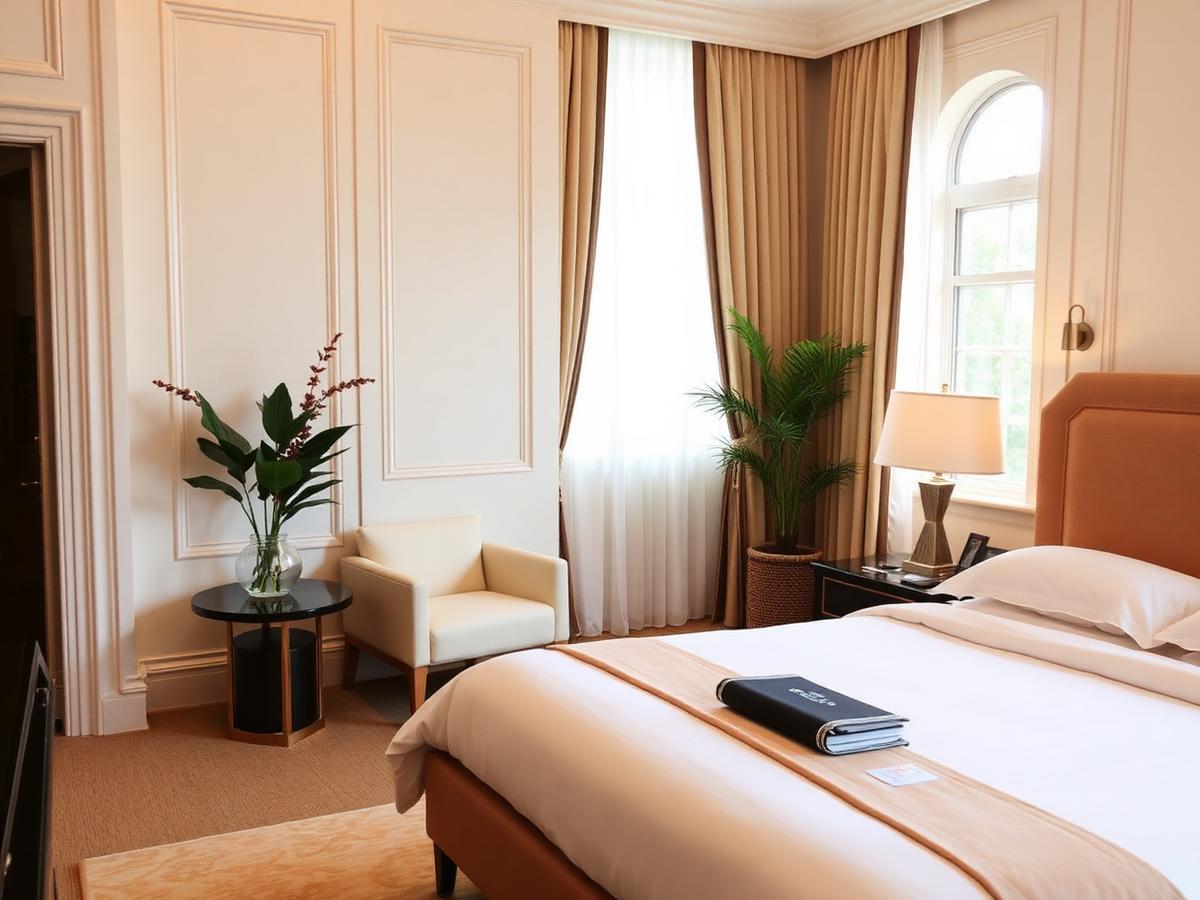 Interior of a Casa Residential managed bedroom